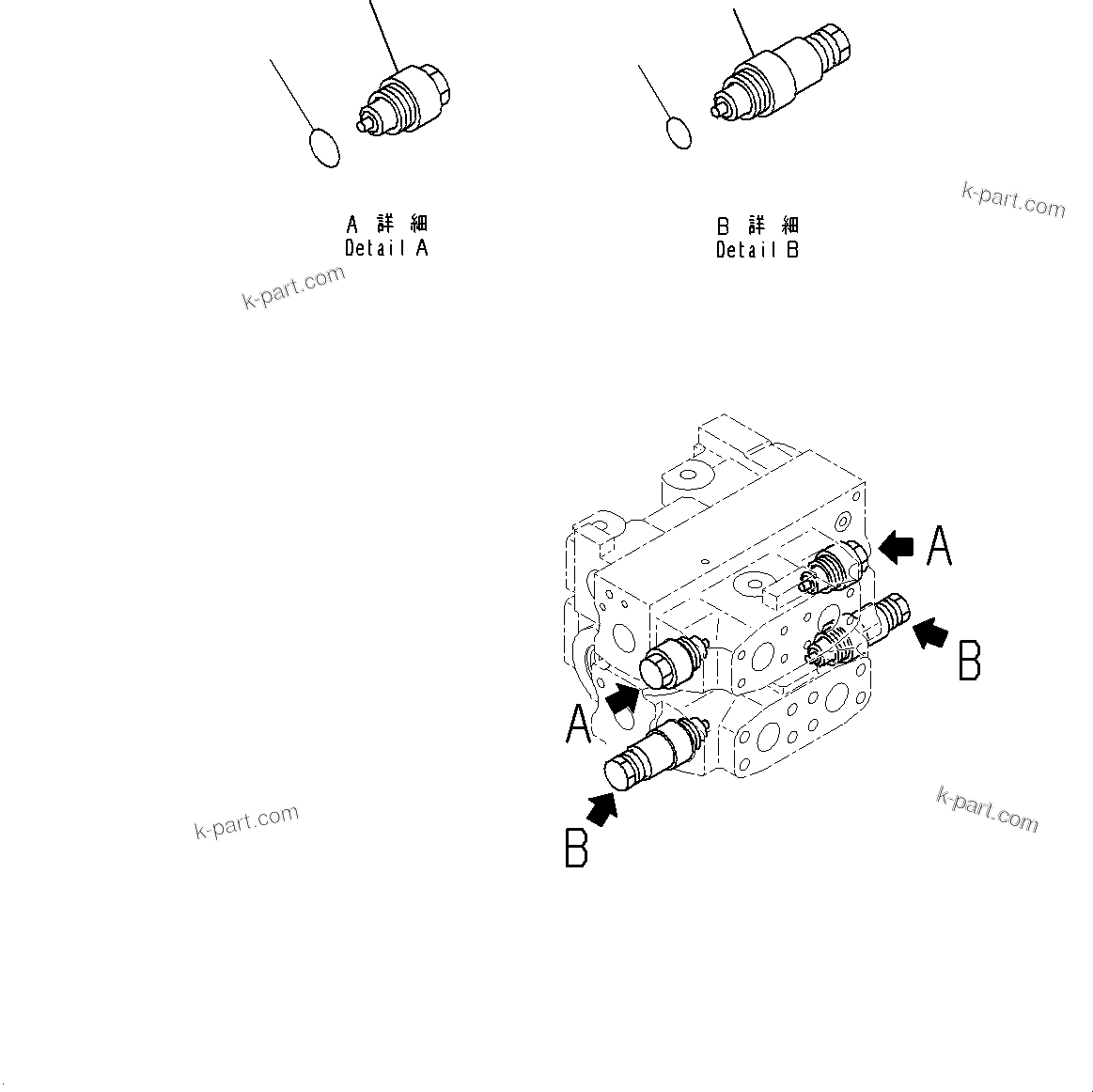 Komatsu parts book diagram for D85MS-15 S/N 2101-UP: FENDER, CONTROL VALVE (9/10)(#1006-)