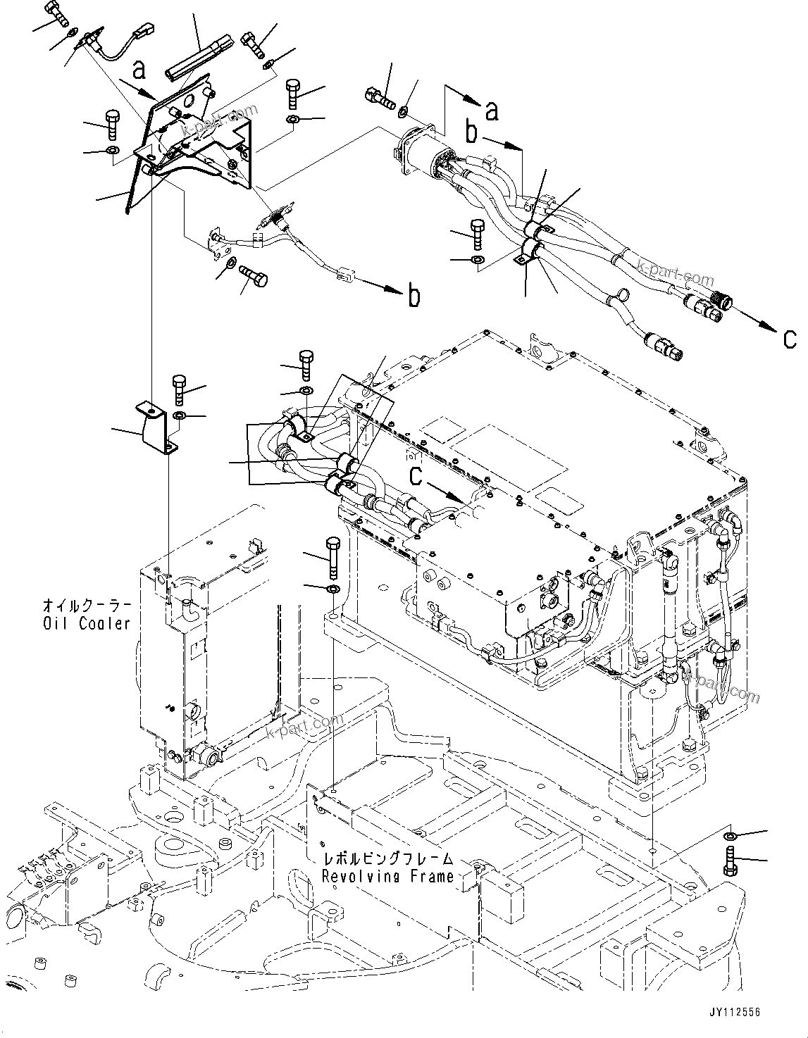 Komatsu parts book diagram for PC33E-6 S/N 2201-UP: BATTERY, CABLE RELATED PARTS(#2201-)