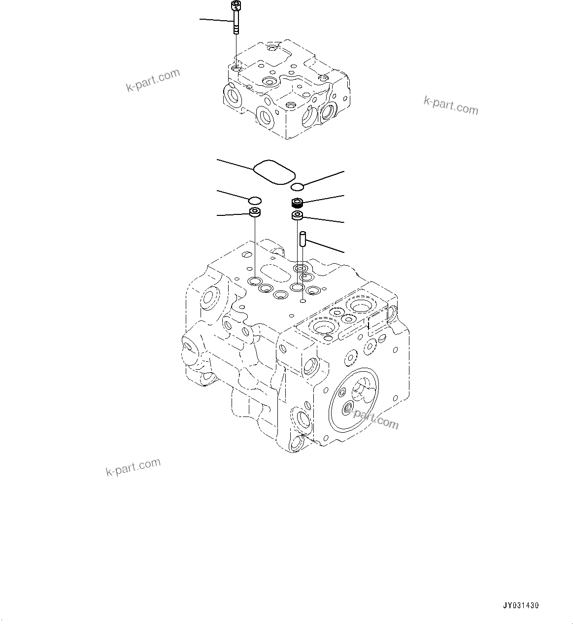 Komatsu parts book diagram for PC33E-6 S/N 2201-UP: PISTON PUMP, PISTON PUMP (4/6)(#2201-)