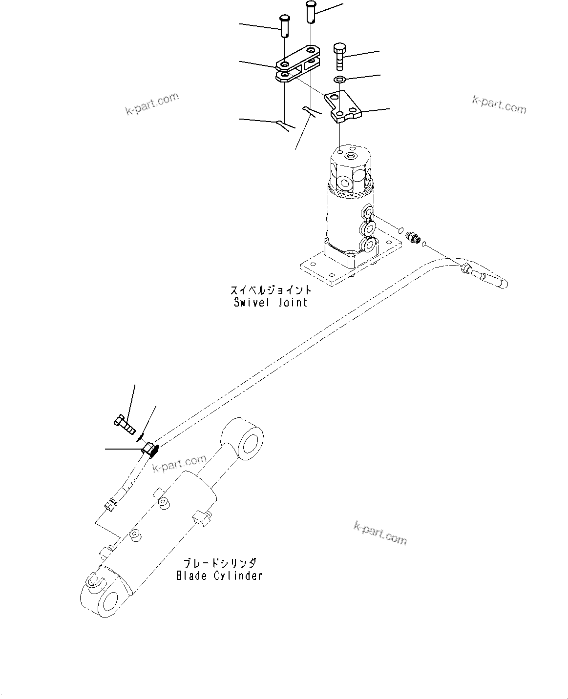 Komatsu parts book diagram for PC33E-6 S/N 2201-UP: TRACK FRAME, HOSE CLAMP(#2201-)