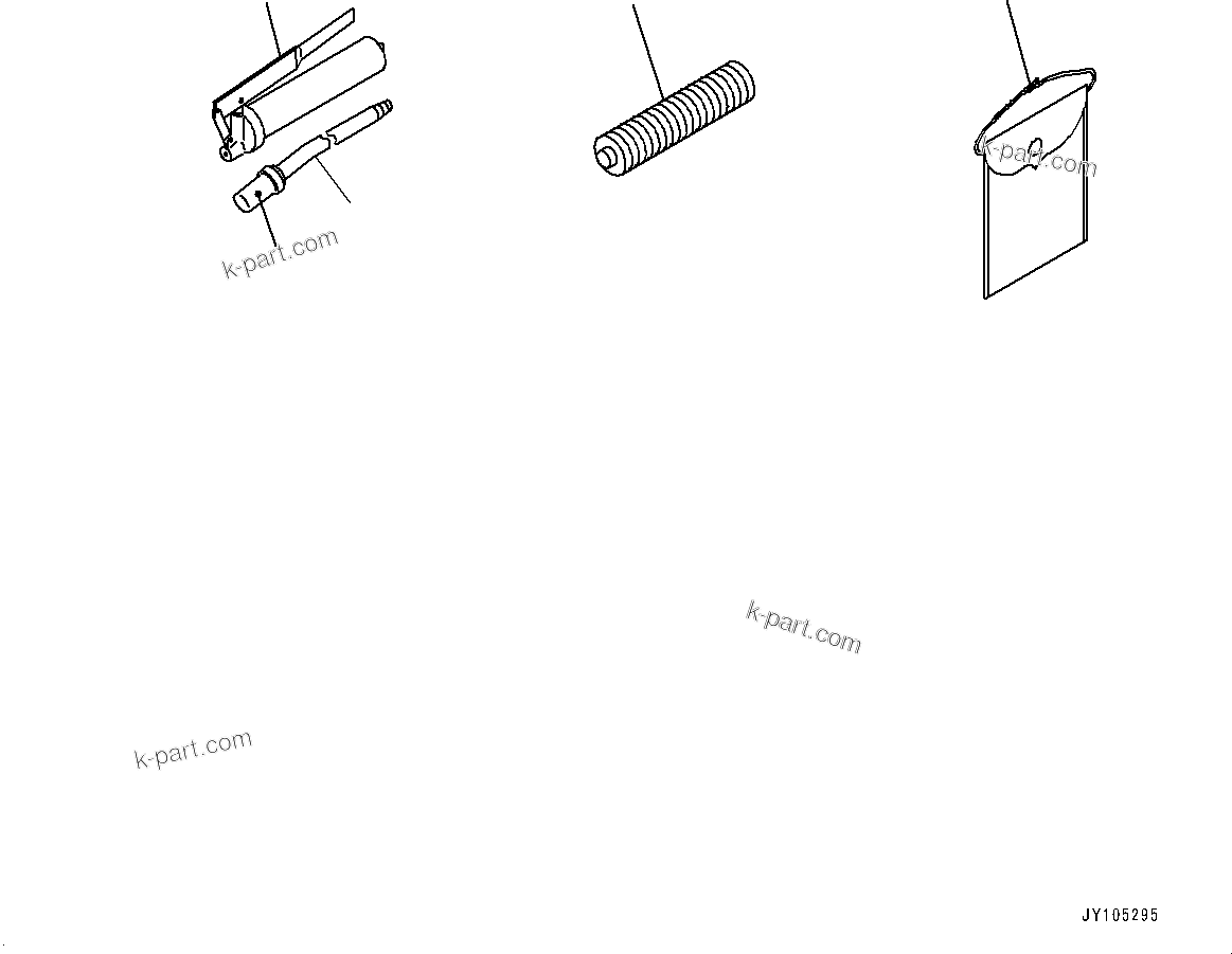 Komatsu parts book diagram for PC33E-6 S/N 2201-UP: GENERAL TOOL SET, (#2201-)