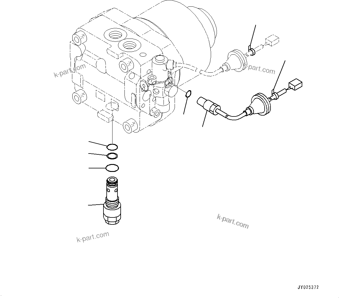 Komatsu parts book diagram for PC2000-11R S/N 31001-UP: COOLING SYSTEM, FAN MOTOR (3/6)(#30001-)
