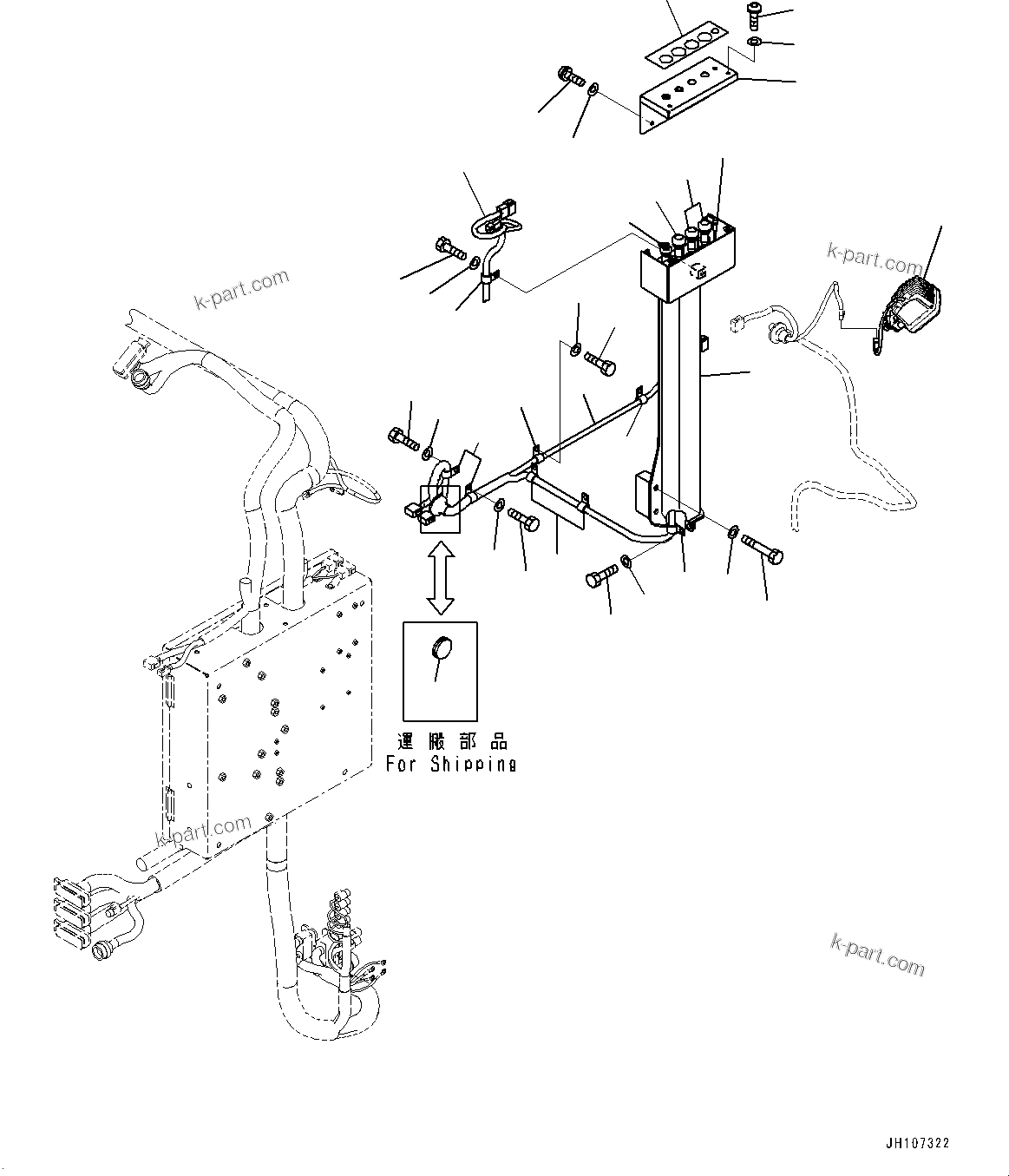 Komatsu parts book diagram for PC2000-11R S/N 31001-UP: ELECTRIC WIRING HARNESS, CAB BASE, SWITCH BOX(#30001-)