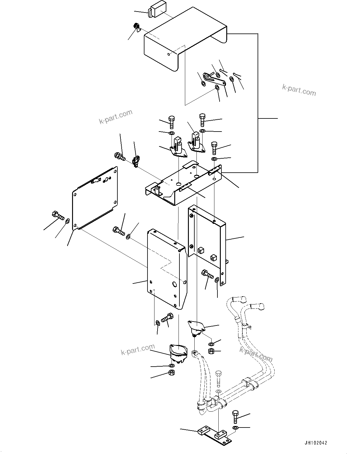 Komatsu parts book diagram for PC2000-11R S/N 31001-UP: ELECTRIC WIRING HARNESS, ISOLATOR(#30001-)