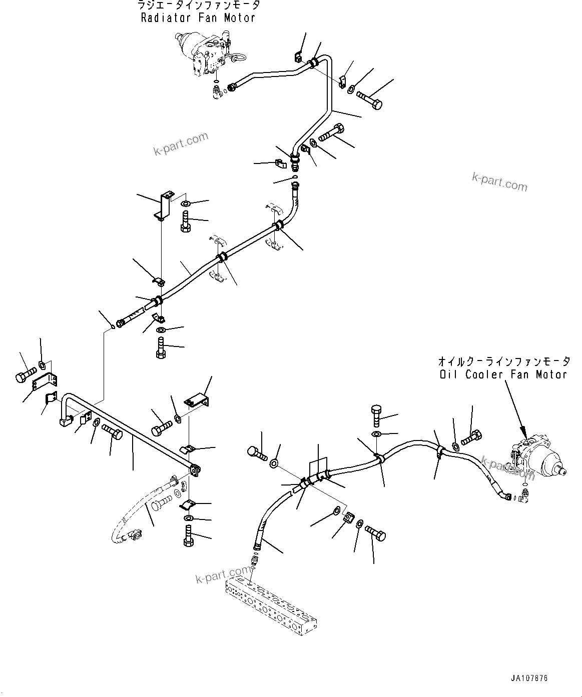 Komatsu parts book diagram for PC2000-11R S/N 31001-UP: DELIVERY PIPING, RETURN PIPING(#30001-)