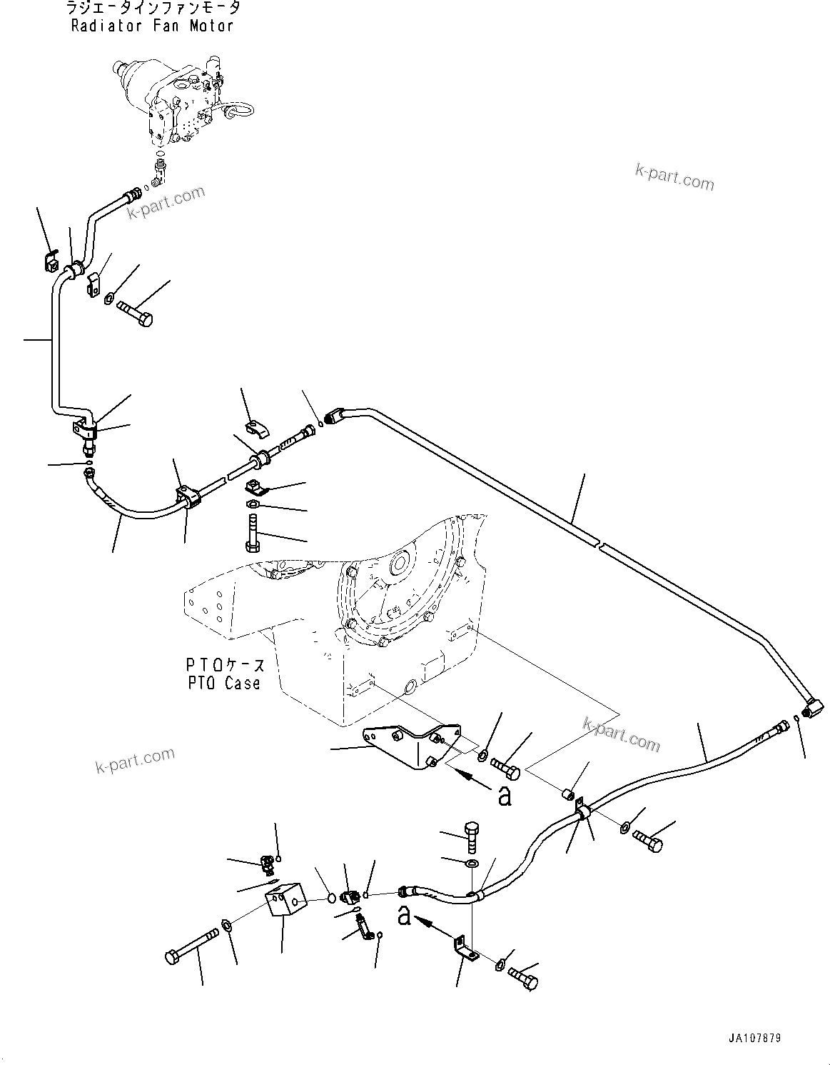 Komatsu parts book diagram for PC2000-11R S/N 31001-UP: DELIVERY PIPING, DRAIN PIPING (1/2)(#30001-)
