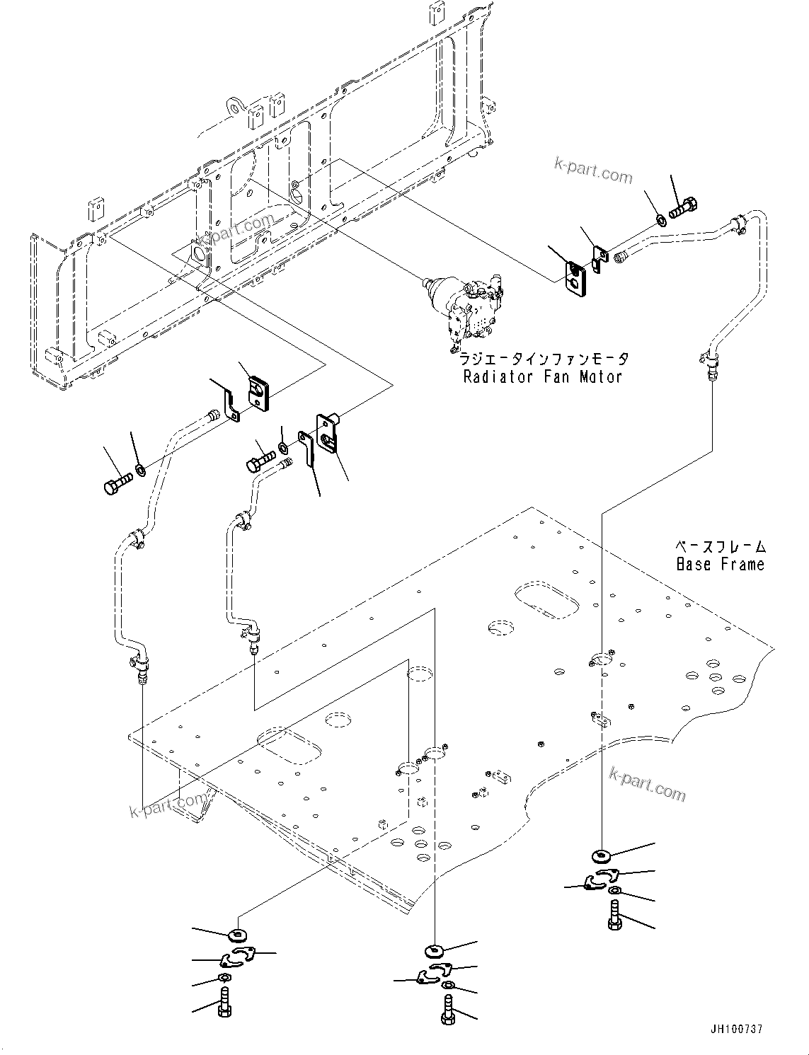 Komatsu parts book diagram for PC2000-11R S/N 31001-UP: DELIVERY PIPING, SEAL(#30001-)