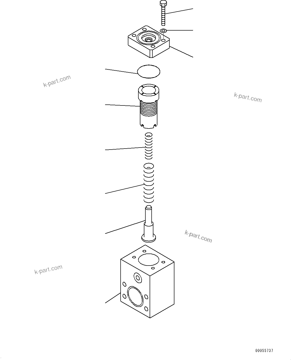 Komatsu parts book diagram for PC2000-11R S/N 31001-UP: RETURN PIPING, VALVE(#30001-)