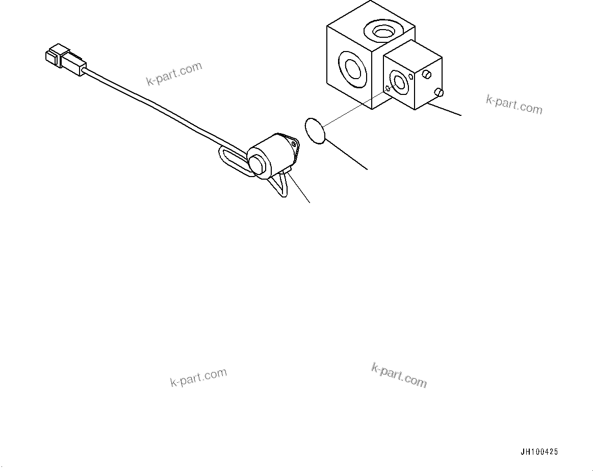 Komatsu parts book diagram for PC2000-11R S/N 31001-UP: SOLENOID VALVE, INNER PARTS (3/4) (LOADING SHOVEL, BOTTOM DUMP TYPE)(#30001-)