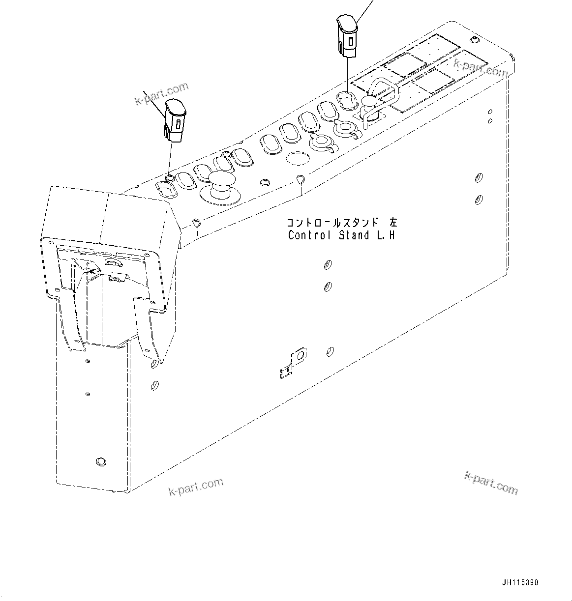 Komatsu parts book diagram for PC2000-11R S/N 31001-UP: SWITCH, SWITCH(#31001-)