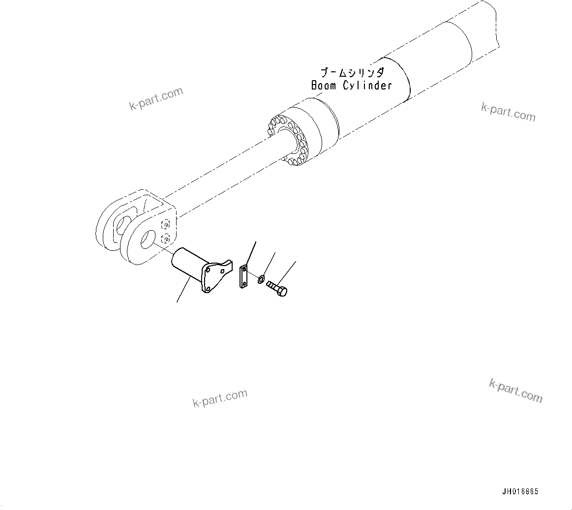 Komatsu parts book diagram for PC2000-11R S/N 31001-UP: LOADING SHOVEL, BOOM AND ARM, BOOM CYLINDER PIPING, L.H.(#30001-)