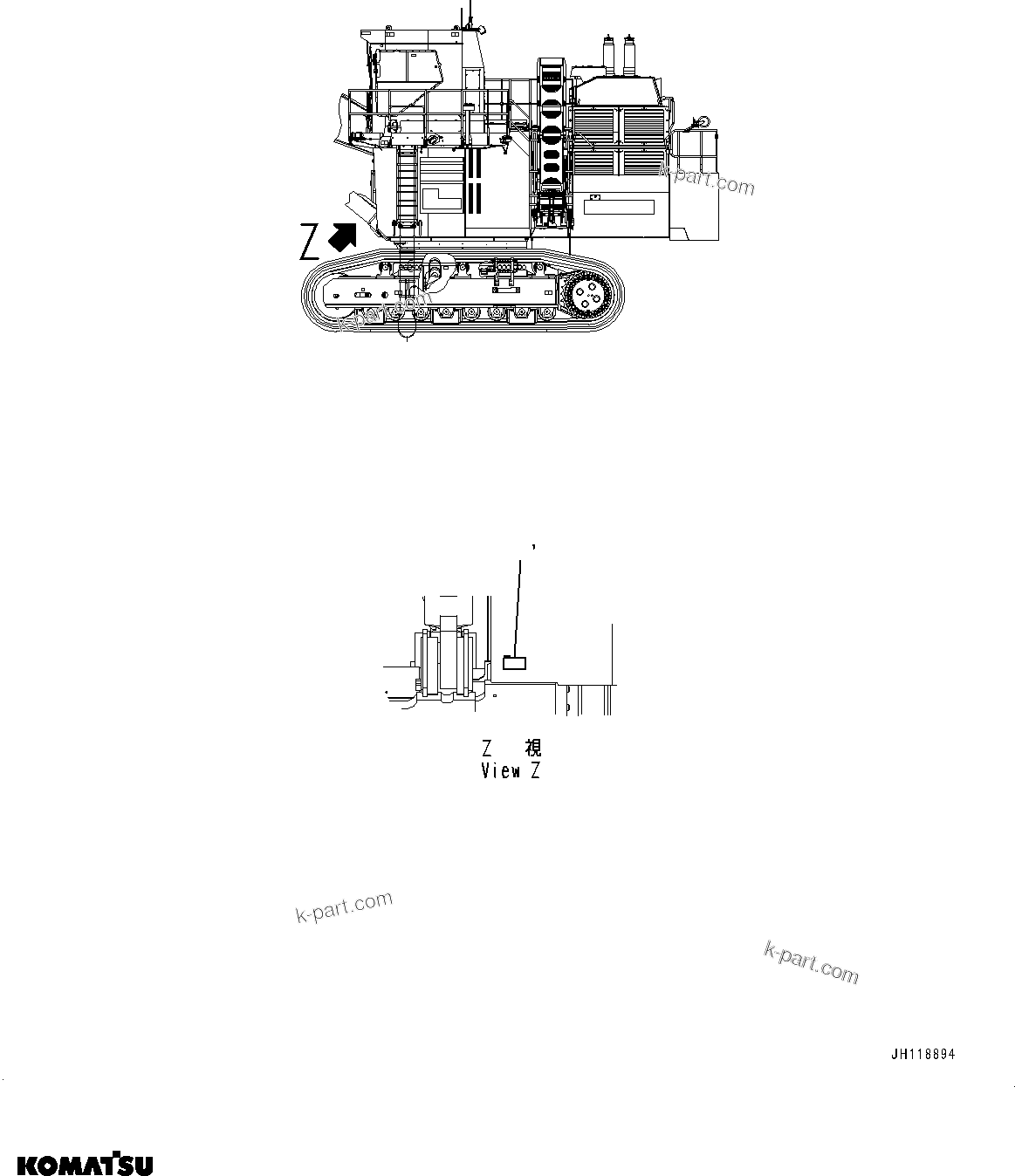 Komatsu parts book diagram for PC2000-11R S/N 31001-UP: NAME PLATE, (#31001-)