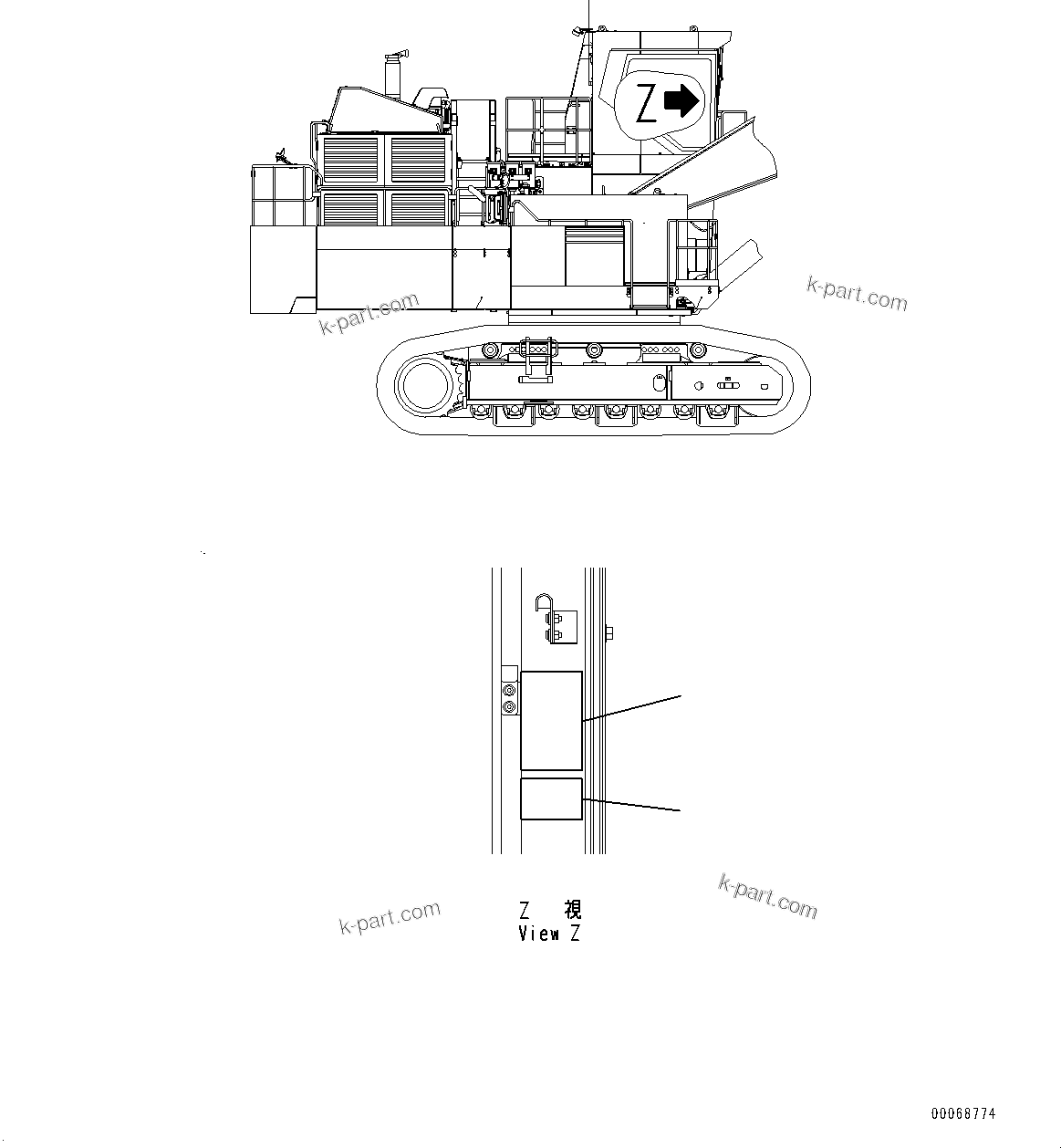 Komatsu parts book diagram for PC2000-11R S/N 31001-UP: CONTROL PATTERN PLATES, (LOADING SHOVEL, BOTTOM DUMP TYPE)(#30001-)