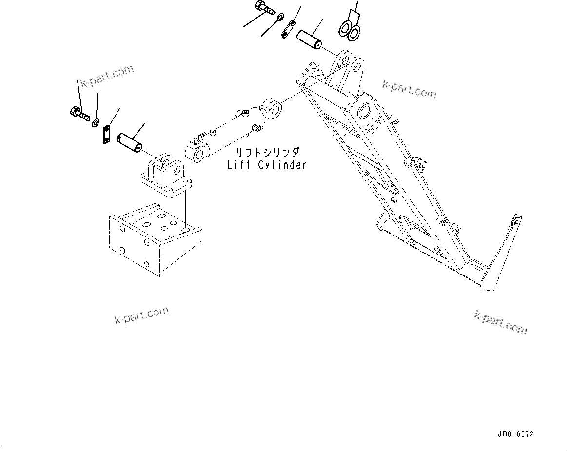 Komatsu parts book diagram for PC2000-11R S/N 31001-UP: SERVICE CENTER, FRAME (2/2)(#30001-)