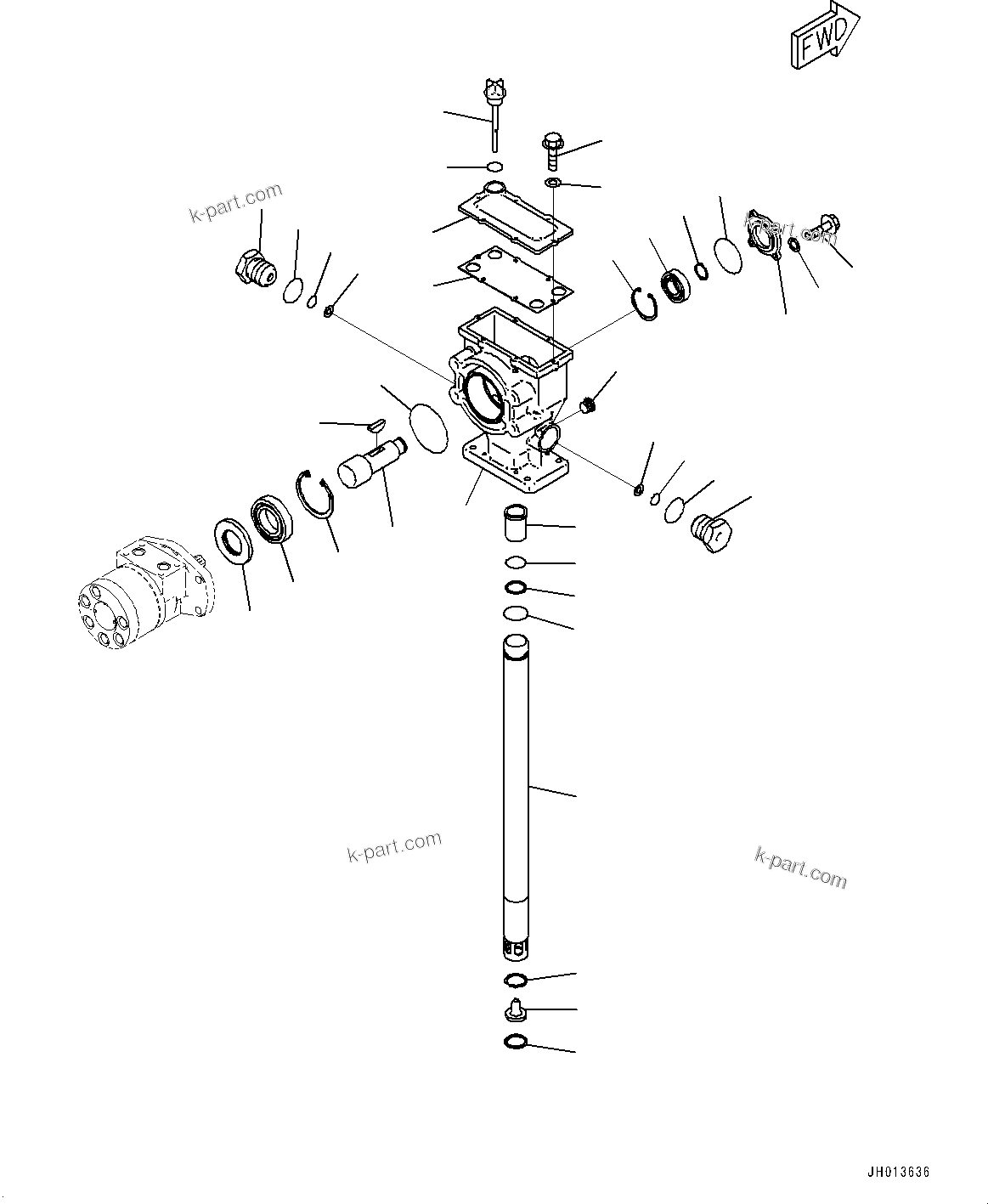 Komatsu parts book diagram for PC2000-11R S/N 31001-UP: GREASE PUMP, PUMP (2/3)(#30001-)