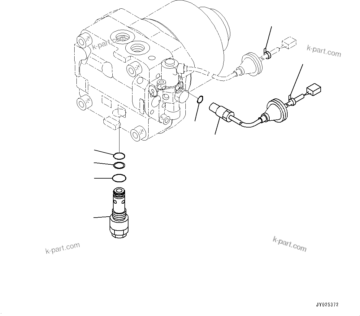 Komatsu parts book diagram for PC2000-11E0 S/N 31001-UP: COOLING SYSTEM, FAN MOTOR (3/6)(#30001-)