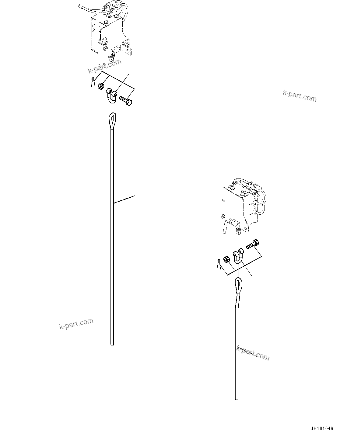 Komatsu parts book diagram for PC2000-11E0 S/N 31001-UP: ADDITIONAL ELECTRIC WIRING HARNESS, EMERGENCY SWITCH (3/3)(#30001-)