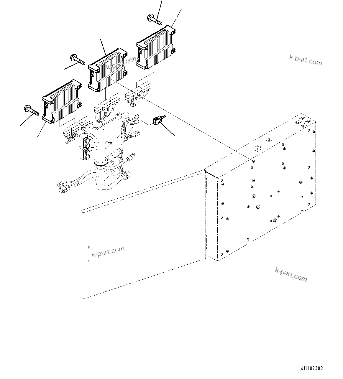 Komatsu parts book diagram for PC2000-11E0 S/N 31001-UP: ELECTRIC CONTROLLER, PUMP CONTROLLER (LOADING SHOVEL, BOTTOM DUMP TYPE)(#30001-)
