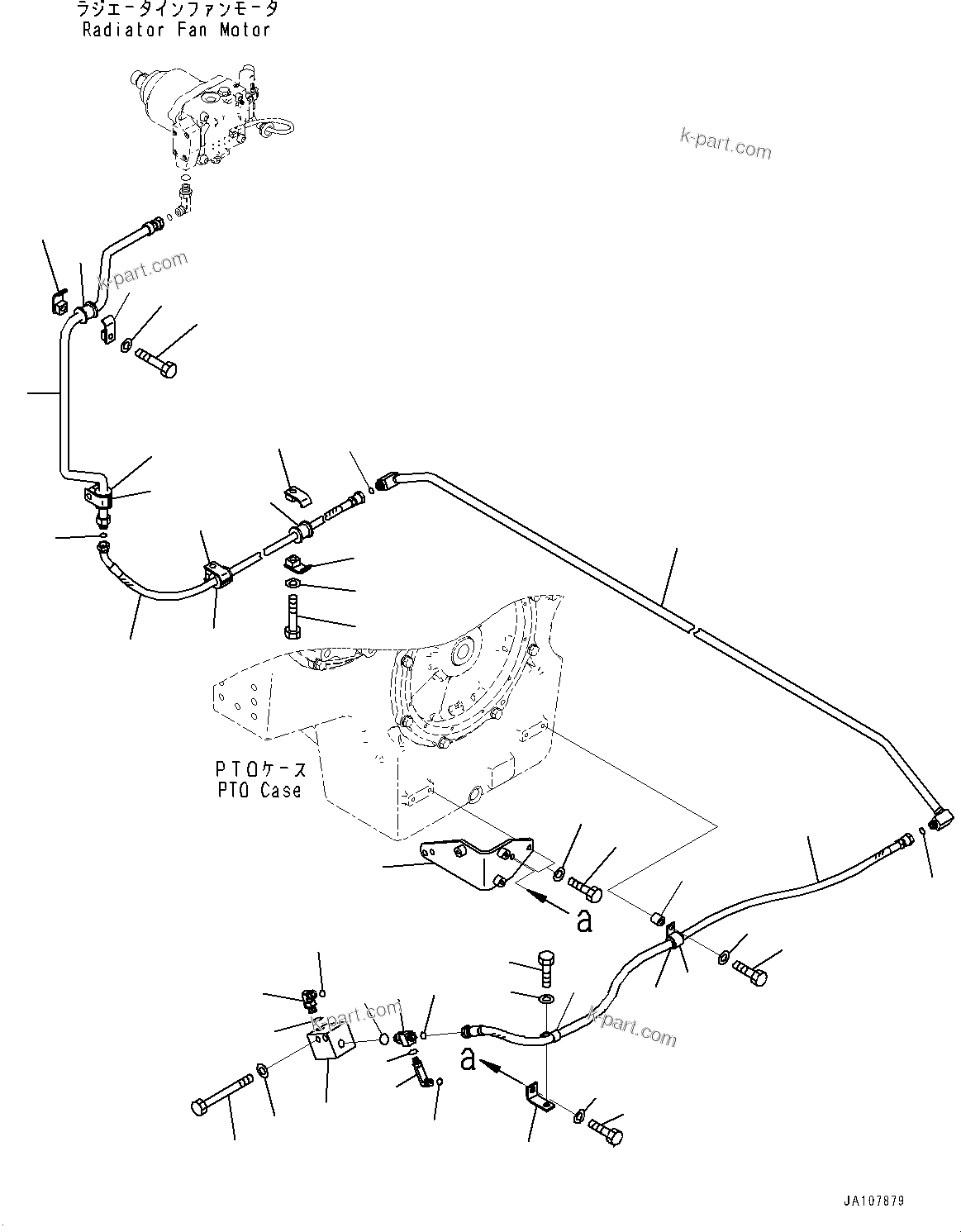 Komatsu parts book diagram for PC2000-11E0 S/N 31001-UP: DELIVERY PIPING, DRAIN PIPING (1/2)(#30001-)