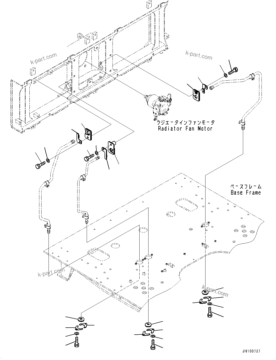 Komatsu parts book diagram for PC2000-11E0 S/N 31001-UP: DELIVERY PIPING, SEAL(#30001-)