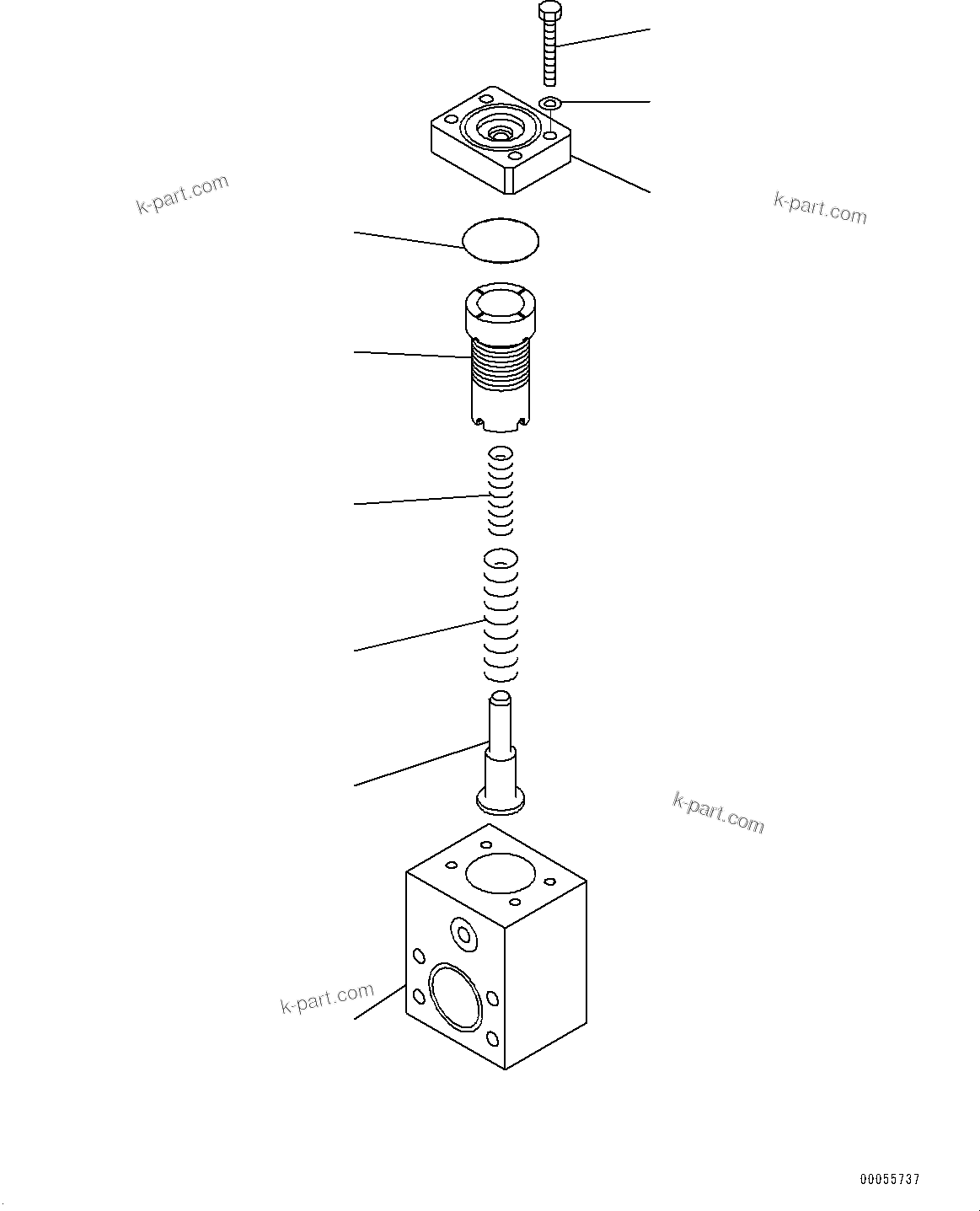 Komatsu parts book diagram for PC2000-11E0 S/N 31001-UP: RETURN PIPING, VALVE(#30001-)