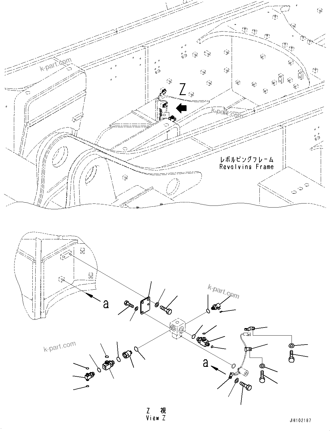 Komatsu parts book diagram for PC2000-11E0 S/N 31001-UP: SOLENOID VALVE, RELATED PARTS (2/2)(#30001-)