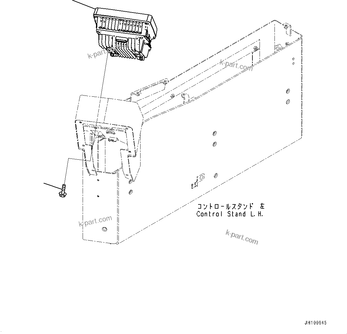 Komatsu parts book diagram for PC2000-11E0 S/N 31001-UP: CAB, MONITOR(#31001-)
