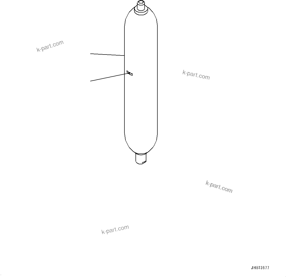 Komatsu parts book diagram for PC2000-11E0 S/N 31001-UP: HYDRAULIC IDLER CUSHION (HIC) PIPING, ACCUMULATOR(#30001-)