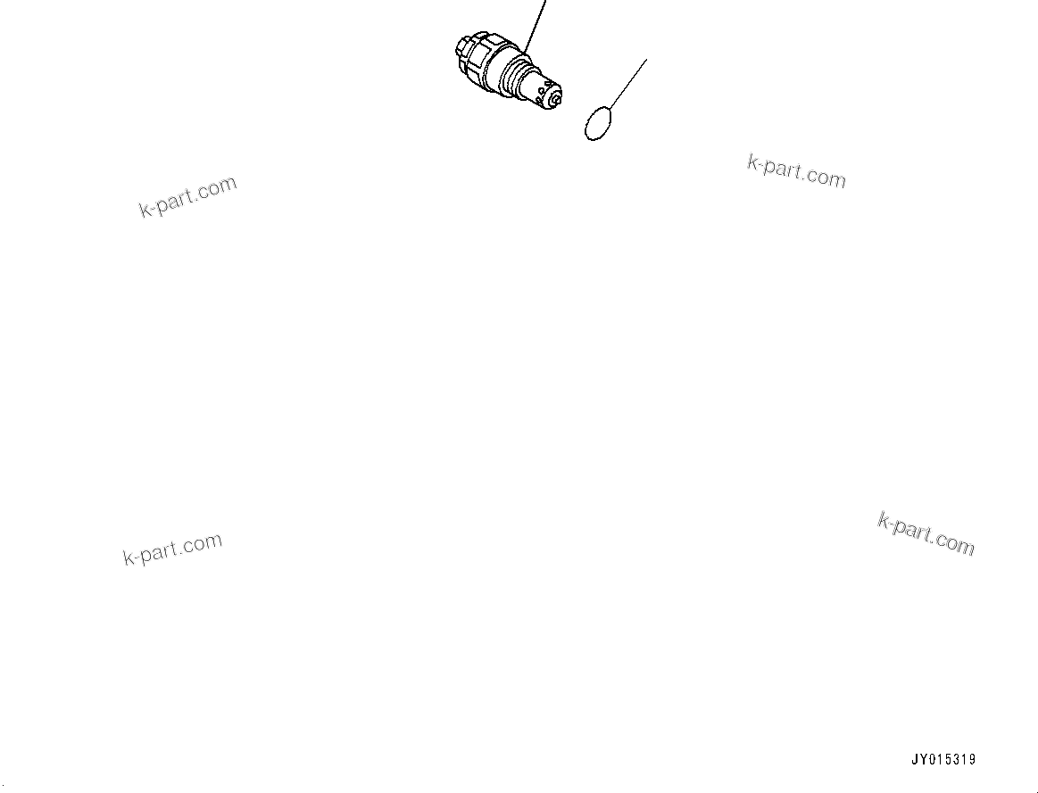 Komatsu parts book diagram for PC2000-11E0 S/N 31001-UP: HYDRAULIC IDLER CUSHION (HIC) PIPING, RELIEF VALVE (2/3)(#30001-)