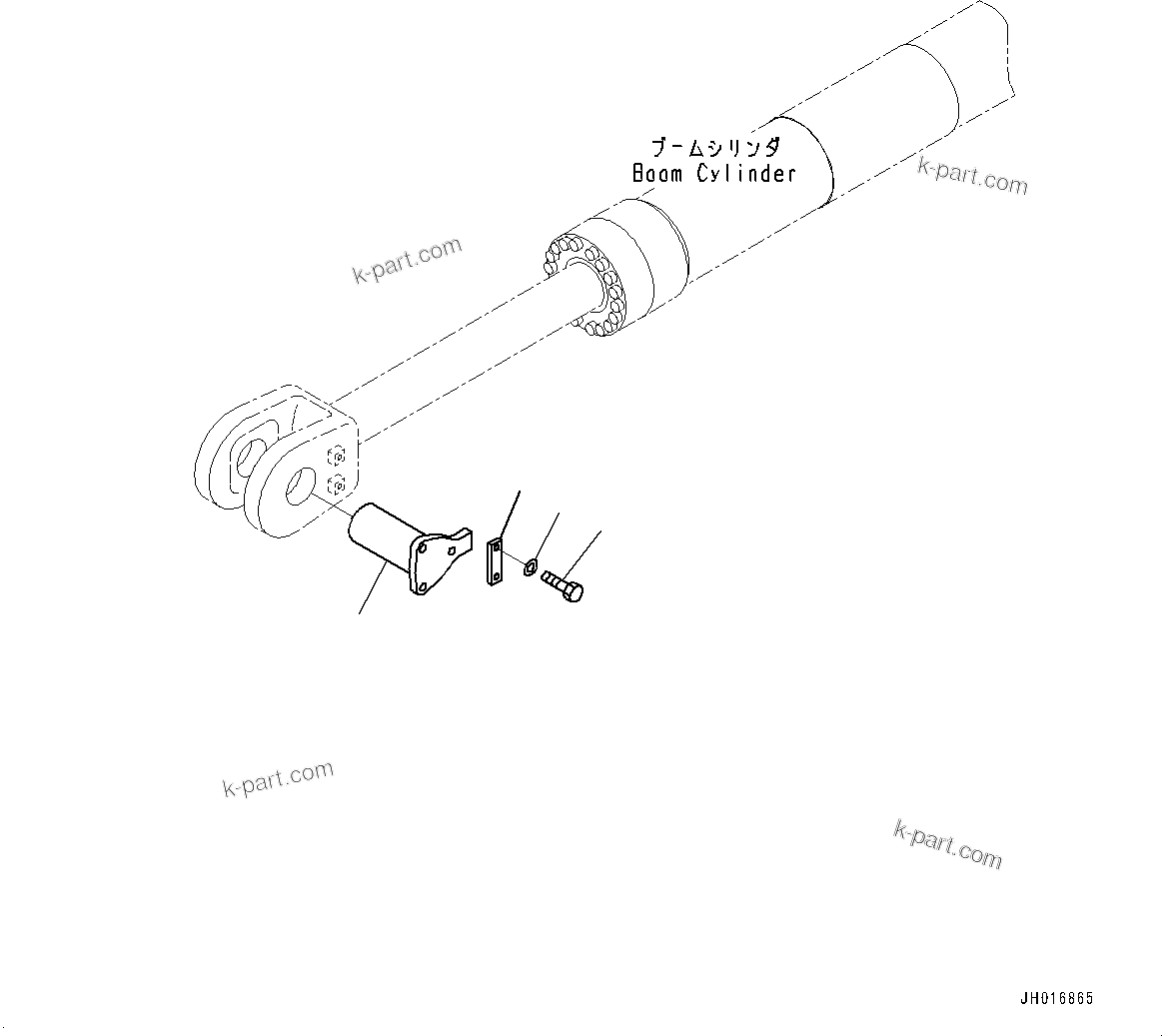Komatsu parts book diagram for PC2000-11E0 S/N 31001-UP: LOADING SHOVEL, BOOM AND ARM, BOOM CYLINDER PIPING, L.H.(#30001-)