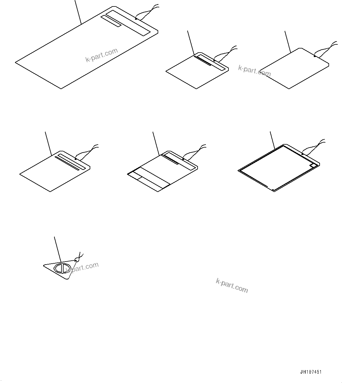 Komatsu parts book diagram for PC2000-11E0 S/N 31001-UP: TAG PLATE, (#30001-)