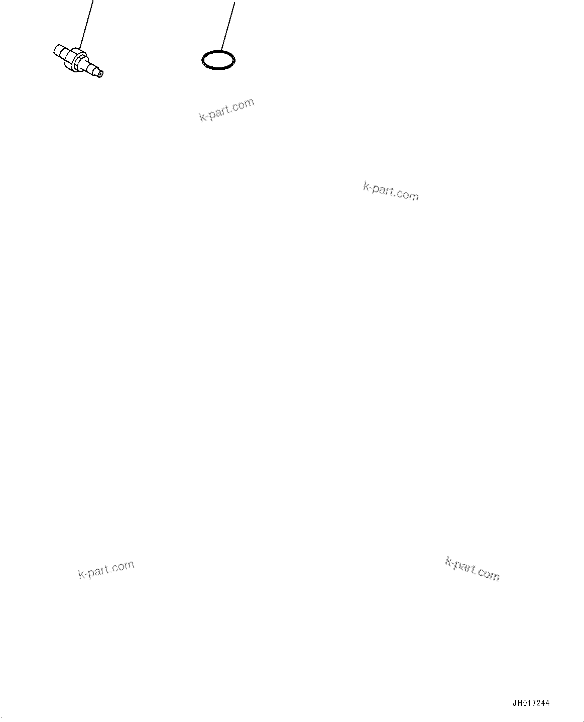 Komatsu parts book diagram for PC2000-11E0 S/N 31001-UP: PREVENTIVE MAINTENANCE SERVICE CONNECTORS, (#30001-)