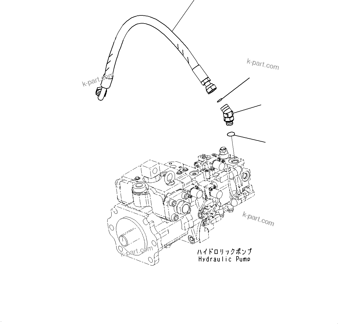 Komatsu parts book diagram for WD600-6R S/N 61001-UP: TORQUE CONVERTER AND TRANSMISSION, COOLING PIPING (2/4)(#60001-)