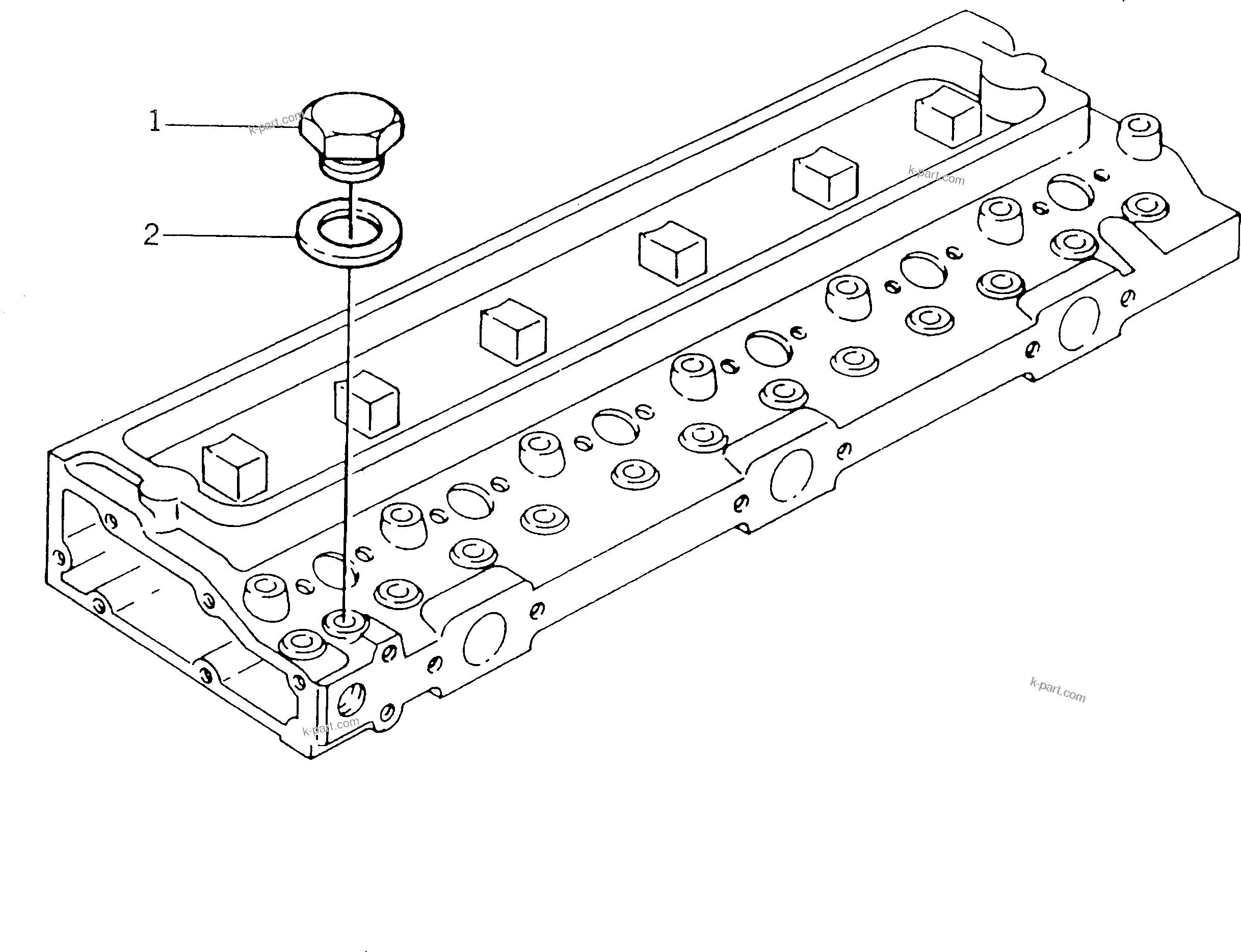 Komatsu parts book diagram for 1006-6TLR2-PC S/N U547826W-UP: TEMPERATURE GAUGE AND SENSOR