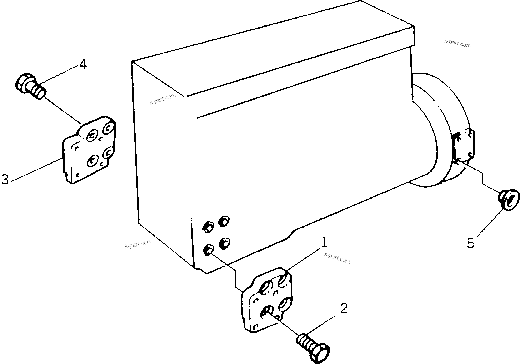Komatsu parts book diagram for 1006-6TLR2-PC S/N U547826W-UP: MOUNTINGS