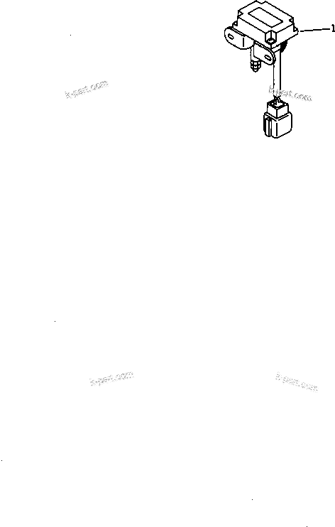 Komatsu parts book diagram for 4D84-2A S/N 00000-UP: SAFETY RELAY(#00101-)