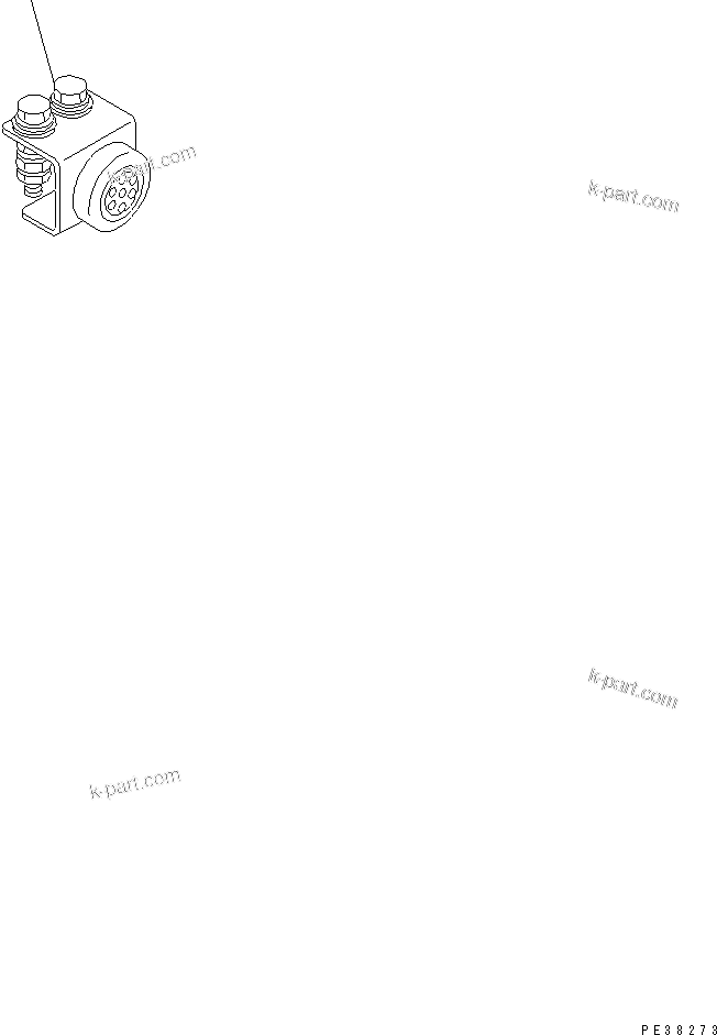 Komatsu parts book diagram for 4D95L-1GG S/N 131803-UP: HEATER SIGNAL