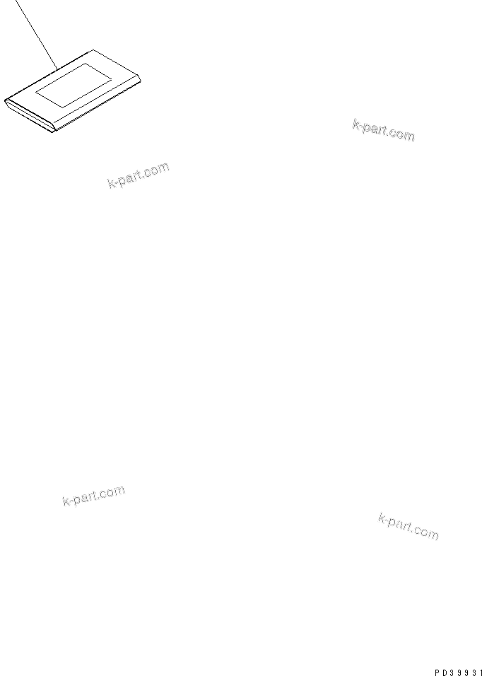 Komatsu parts book diagram for 4D95S-1J-T S/N 124813-UP: INHIBTOR