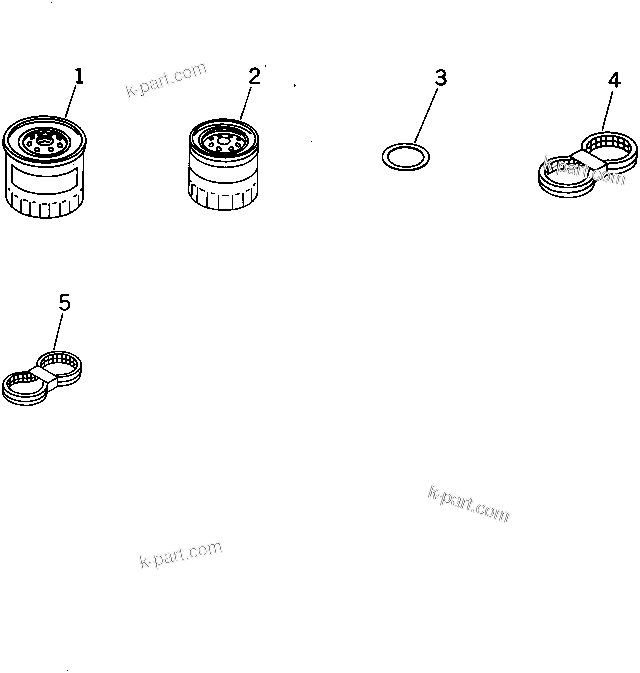 Komatsu parts book diagram for 6D95L-1AC-E S/N 96999-UP: SPARE PARTS (FOR 25A ALTERNAOTR REVERSIBLE FAN TYPE)             (FOR 13A ALTERNATOR)(#100413-)