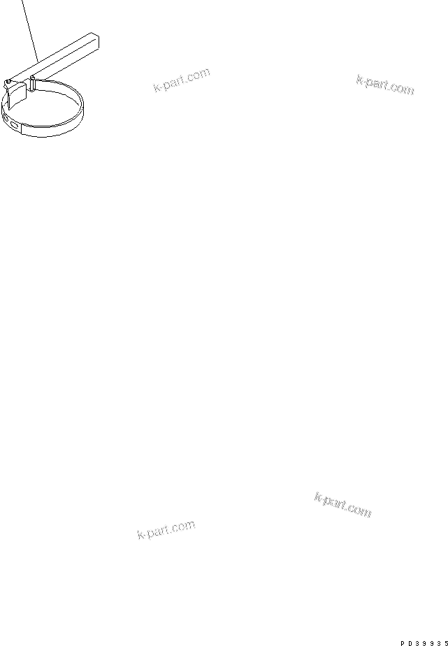 Komatsu parts book diagram for 6D105-1M-F S/N 15149-UP: TOOL