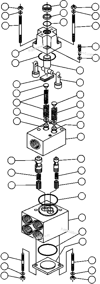 Komatsu parts book diagram for AFE32-BA 830E                 ARCH MINERAL: DUAL CONTROLLER ASSM (VE7405)