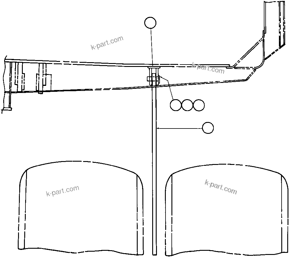 Komatsu parts book diagram for AFE32-ED 830E                 COLLAHUASI: ROCK EJECTORS INSTL
