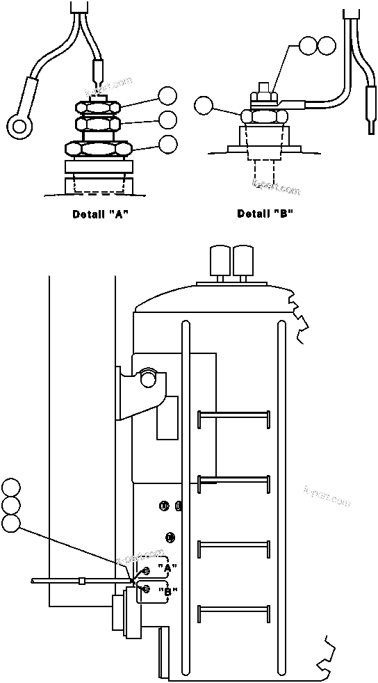 Komatsu parts book diagram for AFE32-ED 830E                 COLLAHUASI: HYDRAULIC LOW LEVEL & TEMPERATURE
