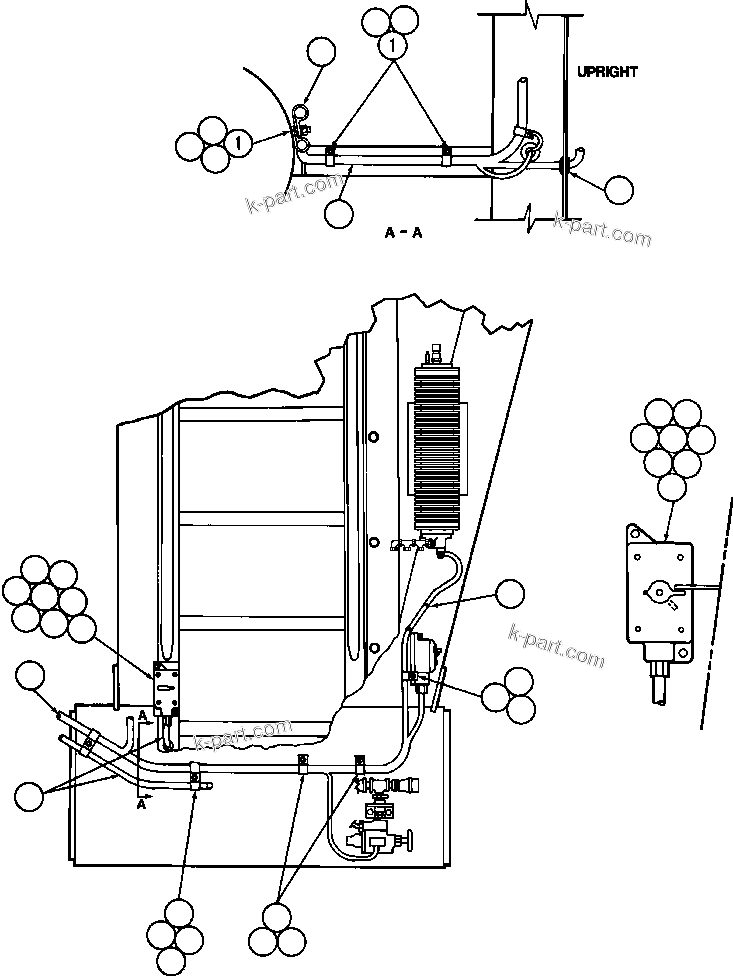 Komatsu parts book diagram for AFE32-EZ 830E                 COLLAHUASI: LEFT UPRIGHT ELECTRICAL GROUP - 2