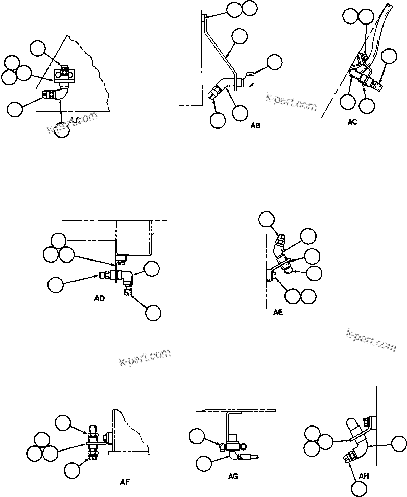 Komatsu parts book diagram for AFE32-EZ 830E                 COLLAHUASI: FIRE CONTROL INSTALLATION - 2