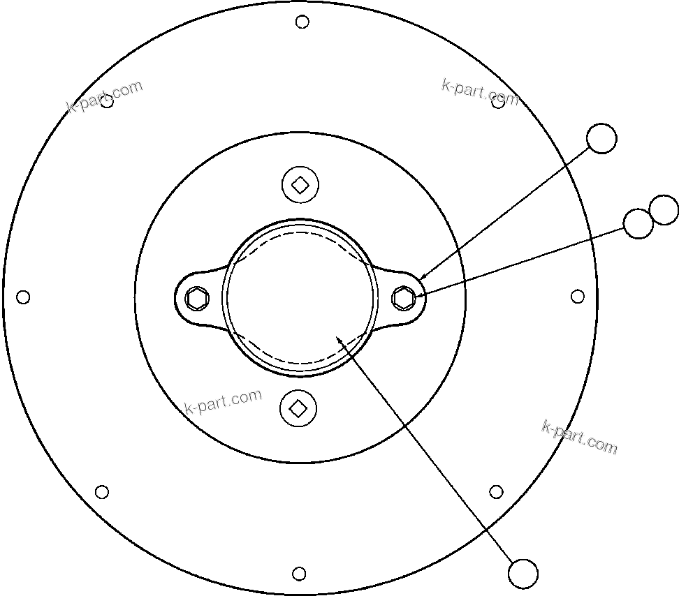 Komatsu parts book diagram for AFE32-EZ 830E                 COLLAHUASI: HUBODOMETER INSTALLATION
