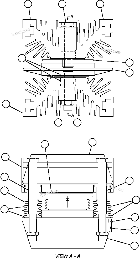 Komatsu parts book diagram for AFE32-EZ 830E                 COLLAHUASI: PANEL - RECTIFIER - 1 (PB6489)