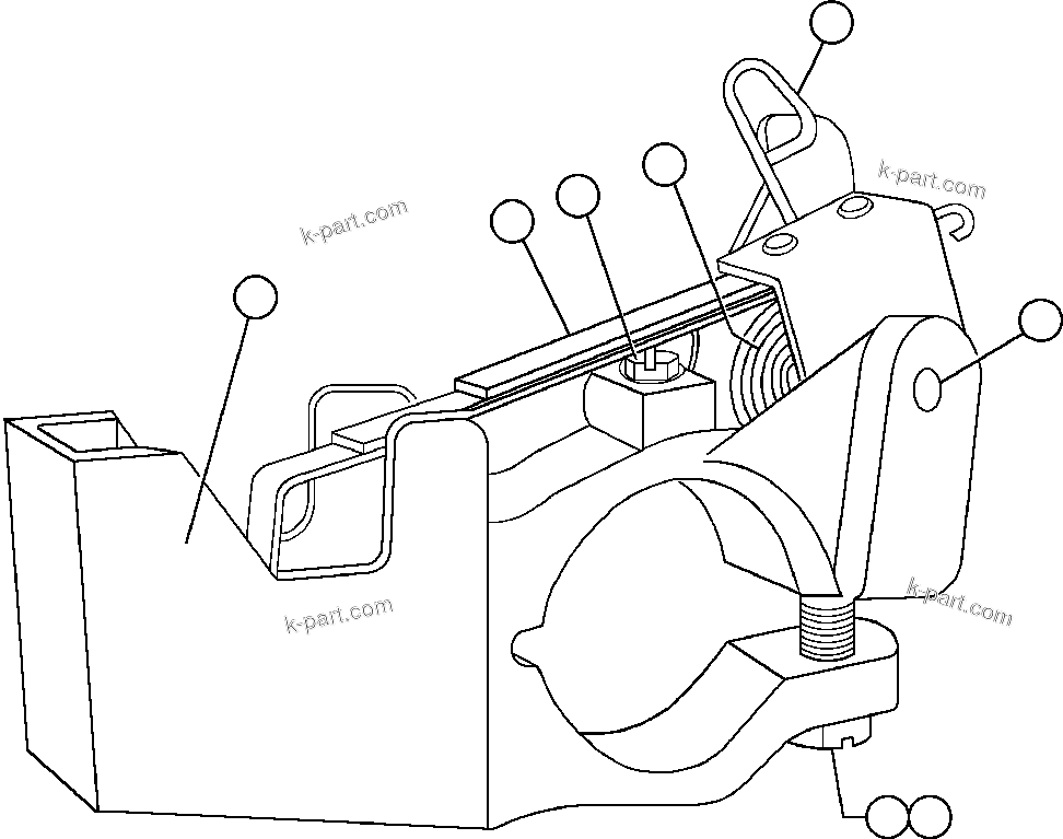 Komatsu parts book diagram for AFE32-EZ 830E                 COLLAHUASI: ALTERNATOR - 26F2 - 3