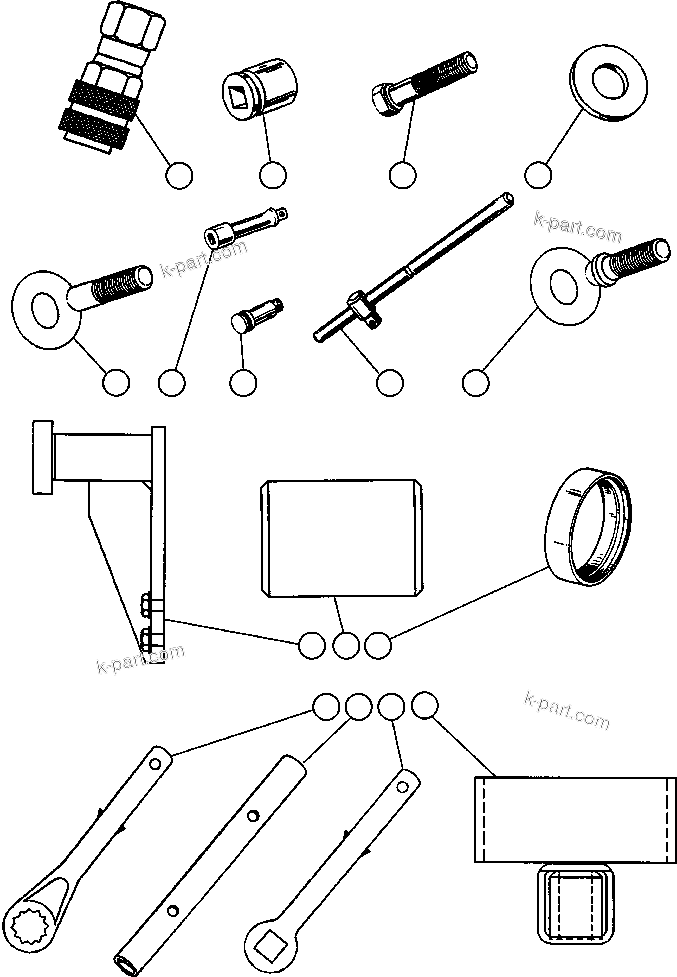 Komatsu parts book diagram for AFE32-FA 830E                 COLLAHUASI: TOOL GROUP - INTERNATIONAL (EB6678)