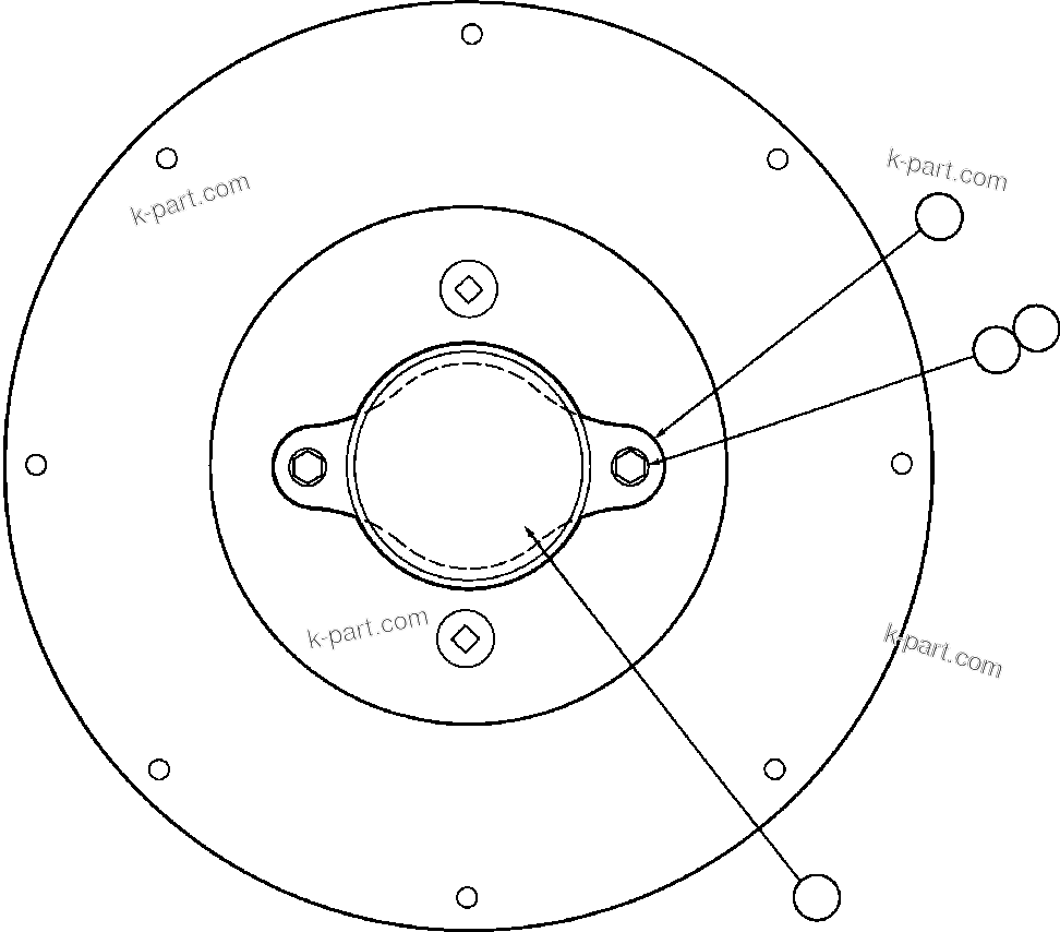 Komatsu parts book diagram for AFE32-FA 830E                 COLLAHUASI: HUBODOMETER INSTALLATION